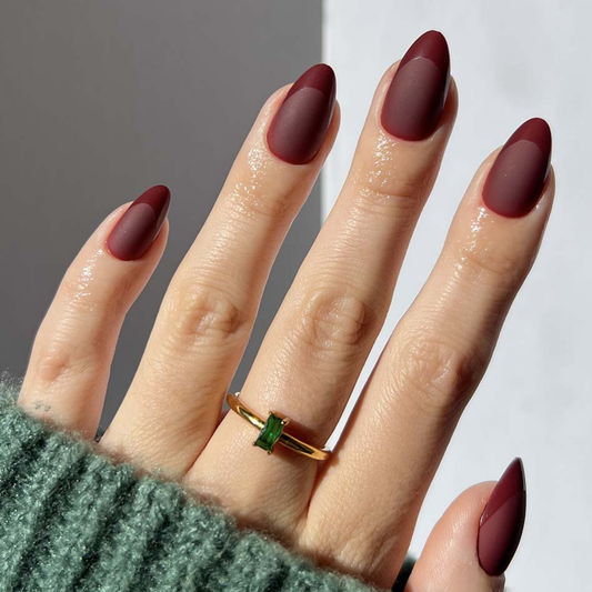 Uñas Francesas Mate